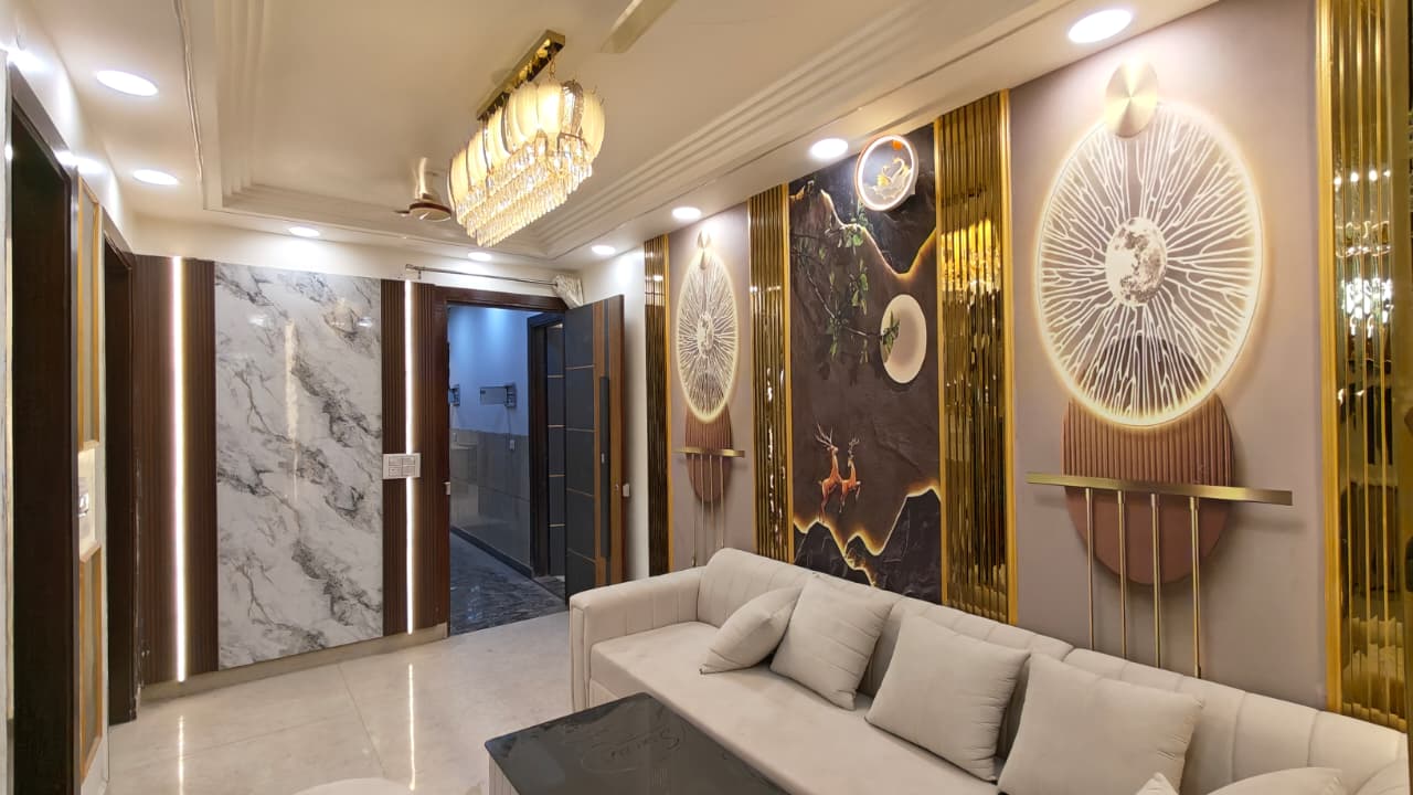 Semi-Furnished 3 BHK Builder Floor for Sale in P Block, Mohan Garden in  P-Block, Mohan Garden, New Delhi